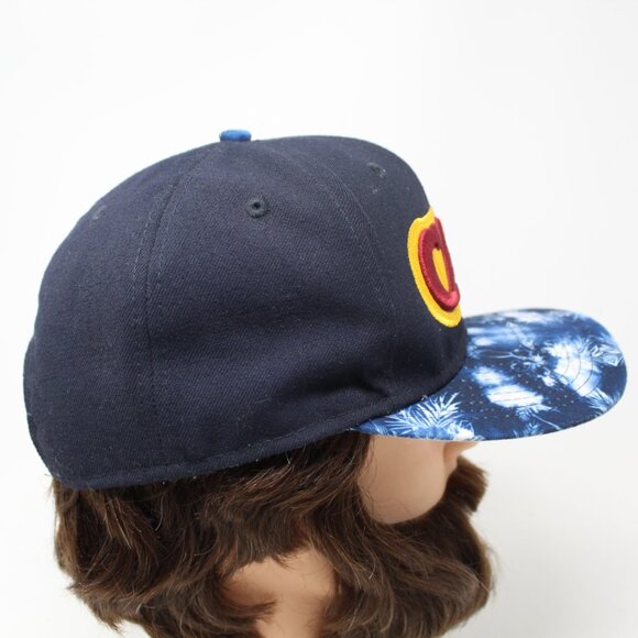 Cleveland Cavs Hat Blue Mens Snapback New Era 9FIFTY NBA Hardwood Classics Cap - Picture 7 of 12